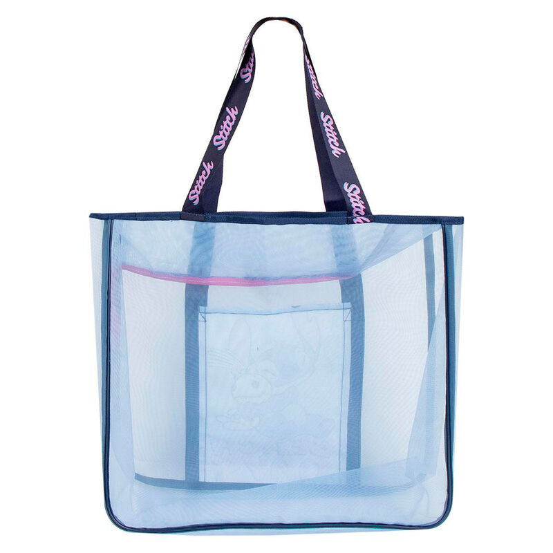 Bolsa de playa translúcida de Stitch Disney con asas estampadas - 2