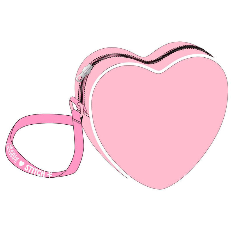 Bolso rosa con forma de corazón de Stitch y Angel Disney - 2