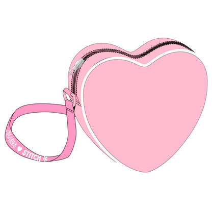 Bolso rosa con forma de corazón de Stitch y Angel Disney - 2