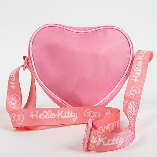 Bolso corazón rosa de Hello Kitty con acabado brillante - 2