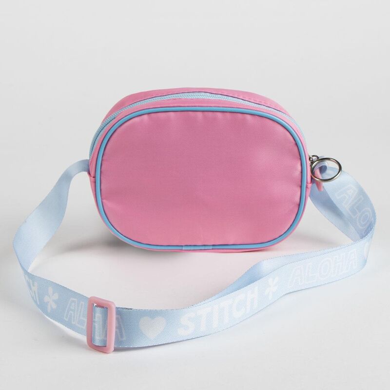 Bolso rosa de Stitch Disney con piña, flores y correa - 2