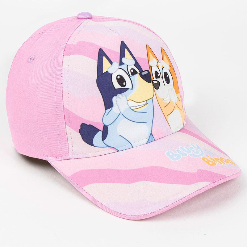 Gorras Bluey surtidas en diseños azul y rosa con Bluey y Bingo - 3