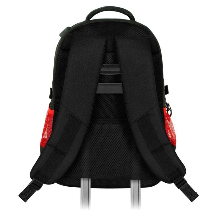 Mochila negra Running SK8 PRO DG con estampado de skate - 4
