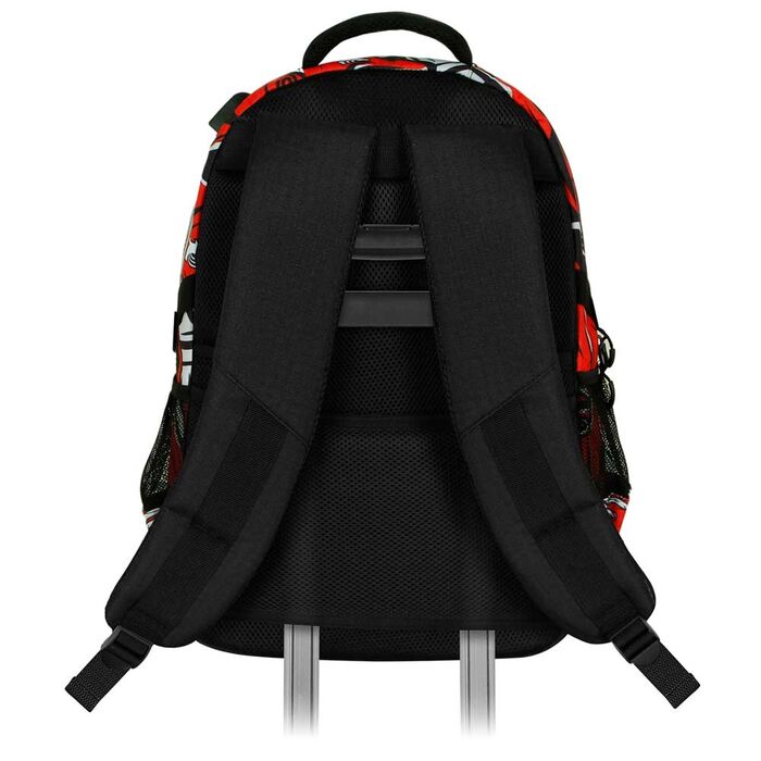 Mochila PRO DG roja con estampado de zapatillas - 4