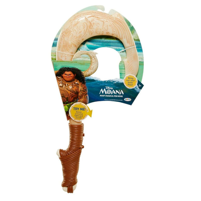 Anzuelo mágico de Maui de Vaiana Moana 2 con diseño decorado