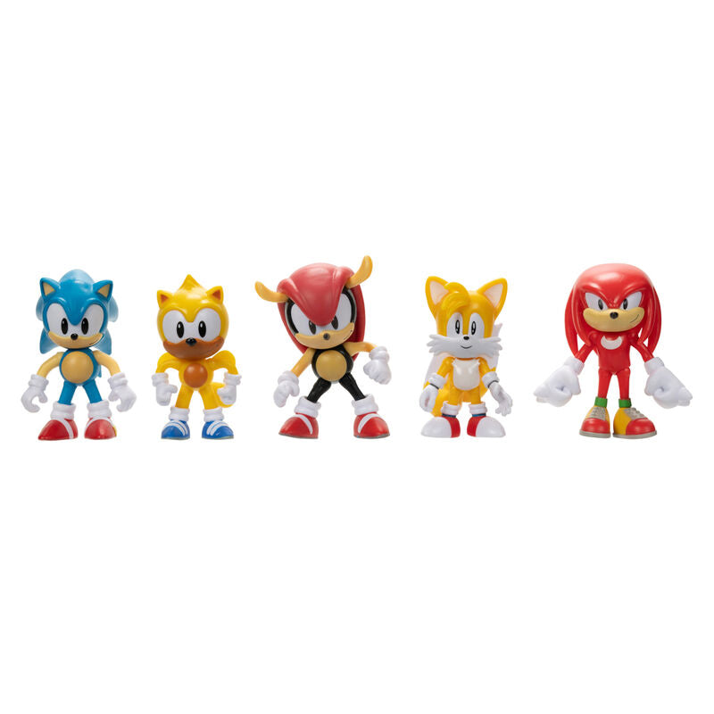 Blíster con cinco figuras de Sonic the Hedgehog de 6 cm - 2