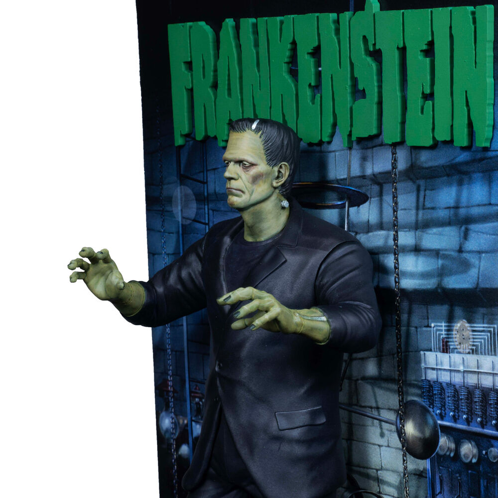 Figura póster de Frankenstein de SD TOYS con fondo de laboratorio - 3
