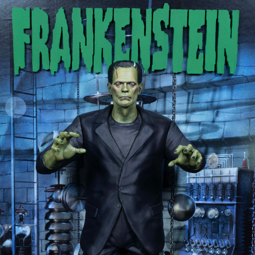 Figura póster de Frankenstein de SD TOYS con fondo de laboratorio - 4