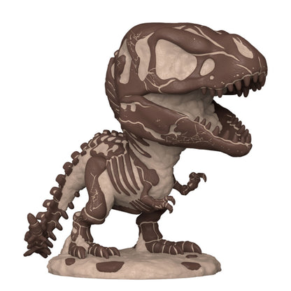 Figura Funko POP! de Tyrannosaurus de Jurassic World con diseño de esqueleto