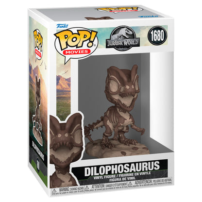 Figura Funko POP! Jurassic World Dilophosaurus sobre base rocosa - 2