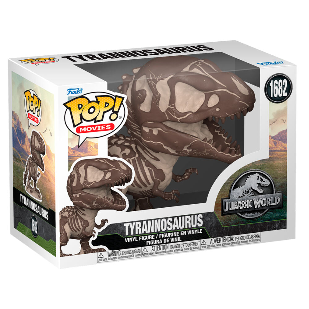 Figura Funko POP! de Tyrannosaurus de Jurassic World con diseño de esqueleto - 2