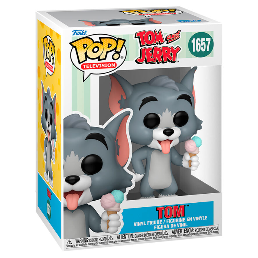 Figura Funko POP! de Tom de Tom y Jerry con un cucurucho de helado