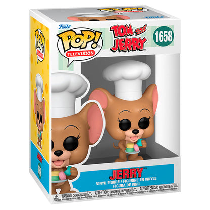 Figura Funko POP! de Jerry de Tom y Jerry con gorro de chef - 2
