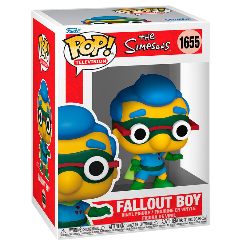 Figura Funko POP! Fallout Boy de The Simpsons en caja