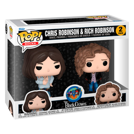 Pack de dos figuras Funko POP! Rocks de Chris Robinson y Rich Robinson de The Black Crowes