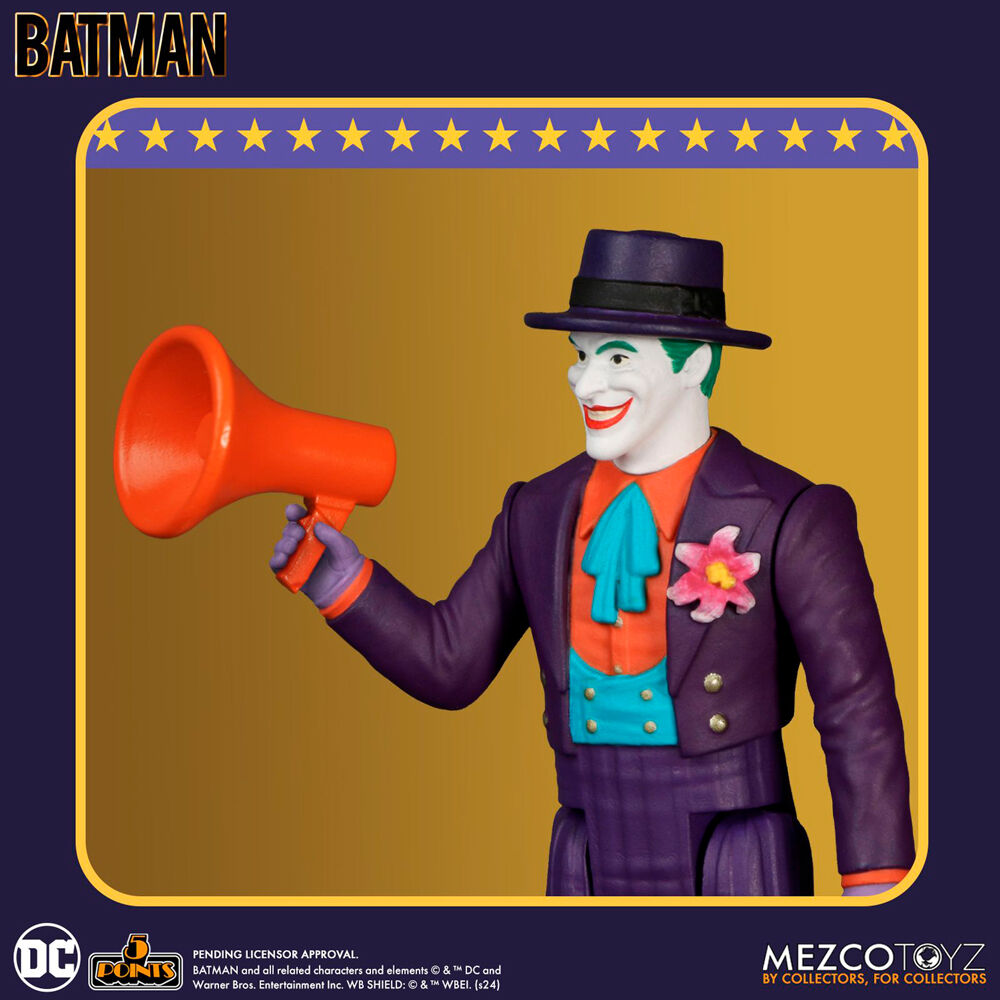 Figura articulada de The Joker de Batman 1989 con accesorios - 2