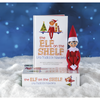 Set The Elf on the Shelf con cuento ilustrado y muñeco elfo rojo