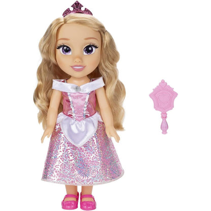 Muñeca Aurora de Disney de 38 cm con vestido rosa y accesorio de espejo - 4