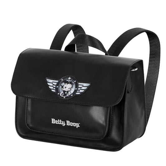 Bolso mochila negro Motor Love con diseño de Betty Boop - 3