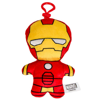 Llaveros de peluche Marvel de 13 cm con diseños de Spider-Man, Hulk, Iron Man, Groot y Capitán América - 3