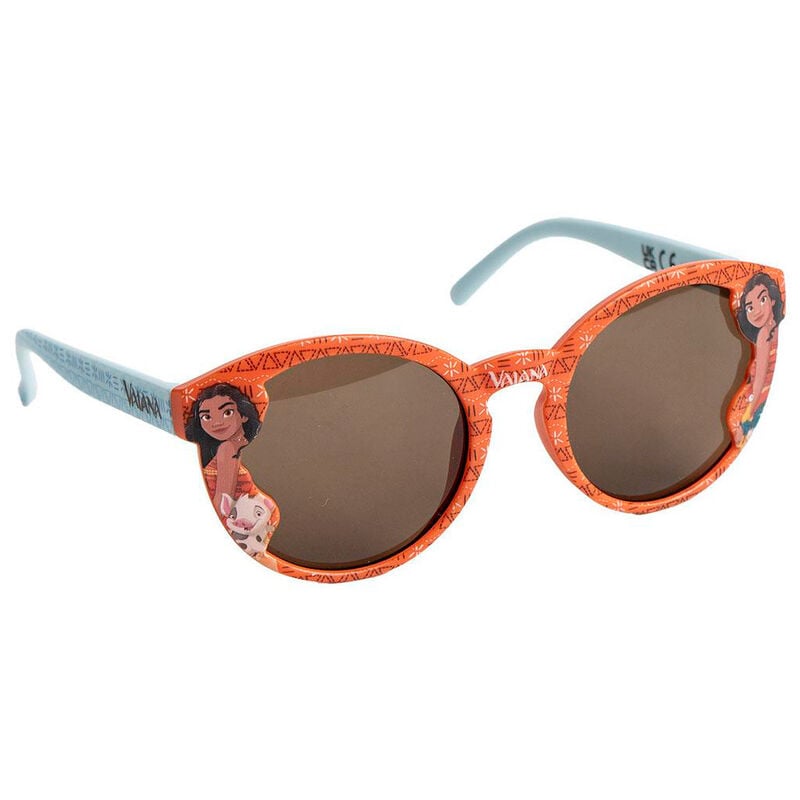 Gafas de sol Disney Vaiana Moana con montura naranja y patillas azul claro