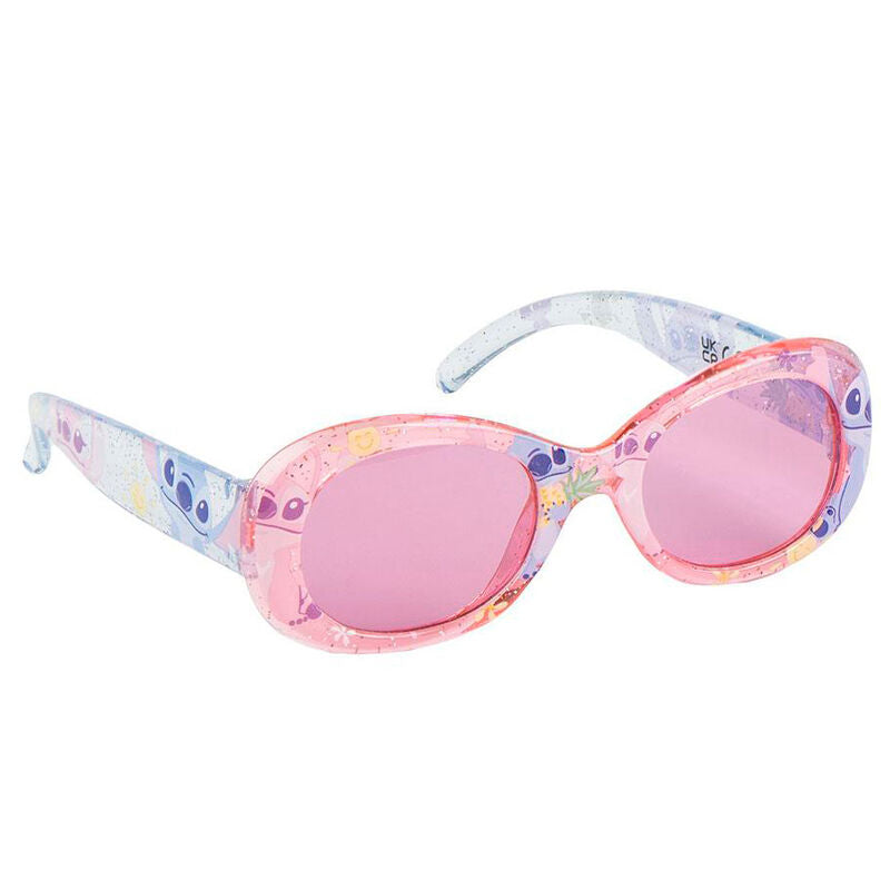 Gafas de sol rosas de Stitch Disney con montura translúcida