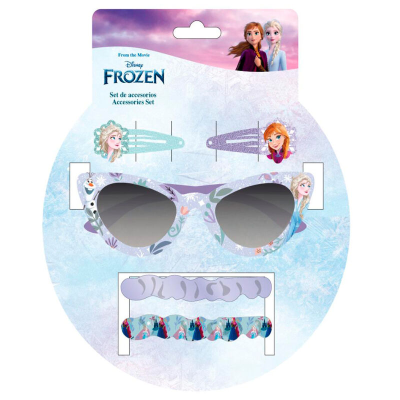 Set de belleza Frozen Disney con gafas de sol y accesorios para el cabello