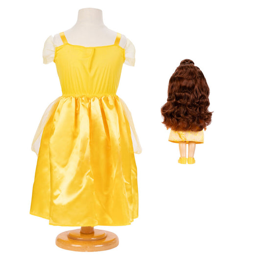 Muñeca Bella Disney de 38 cm con vestido amarillo y disfraz a juego - 4