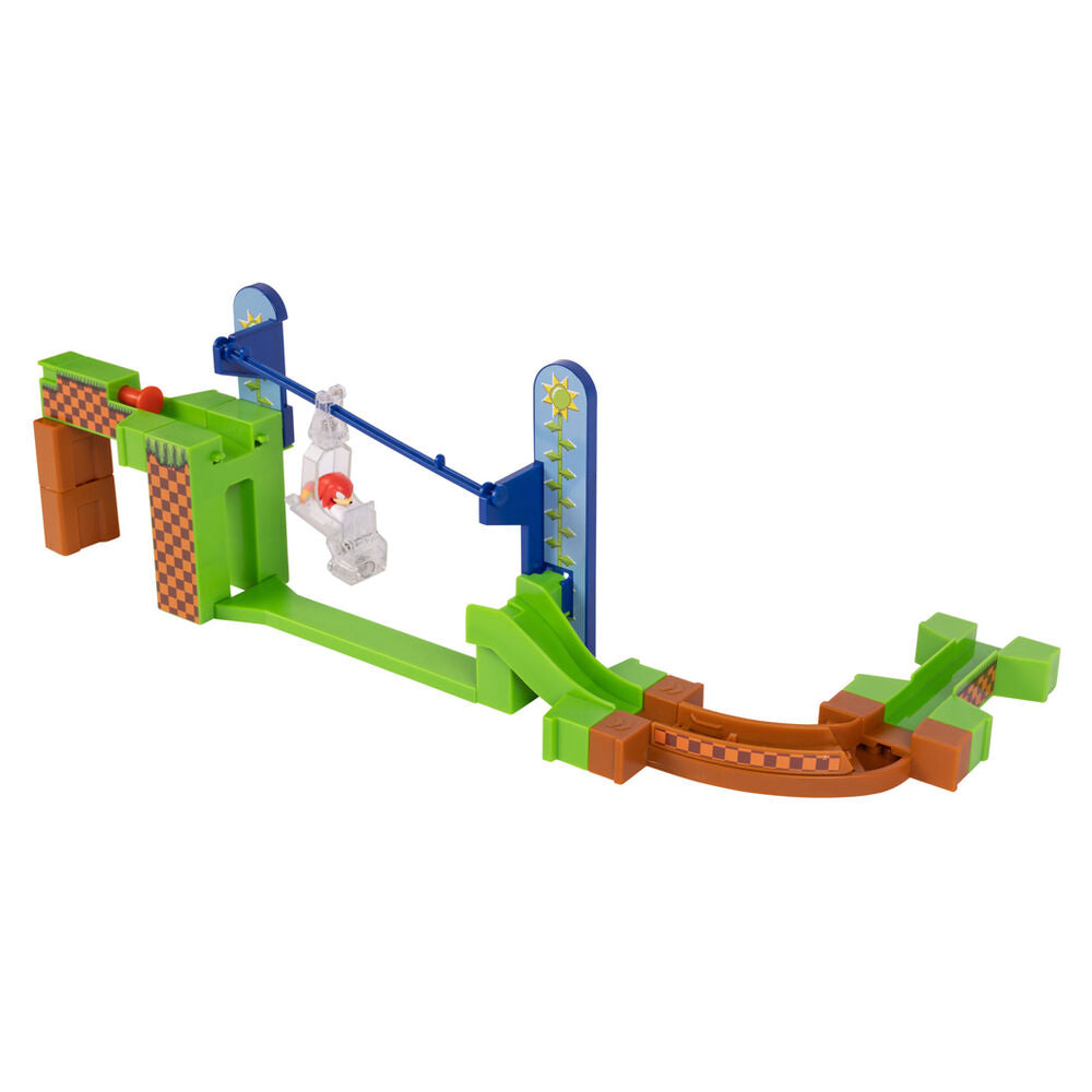 Playset Sonic Go-Go Racers con circuito de carreras y versión Knuckles - 7