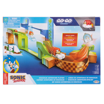 Playset Sonic Go-Go Racers con circuito de carreras y versión Knuckles - 2