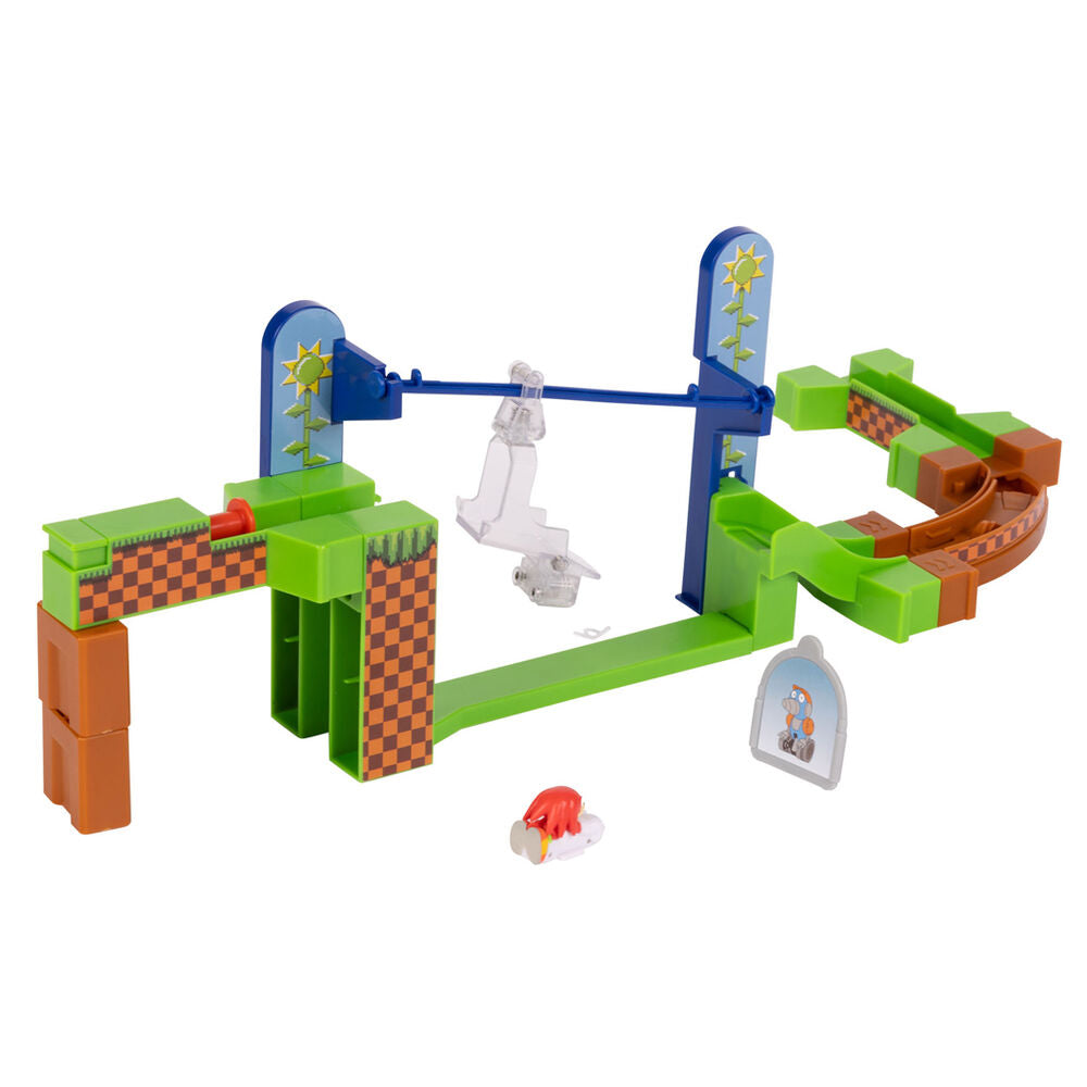 Playset Sonic Go-Go Racers con circuito de carreras y versión Knuckles - 8