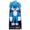Peluche Deluxe de Sonic 3 azul de 32 cm en su caja