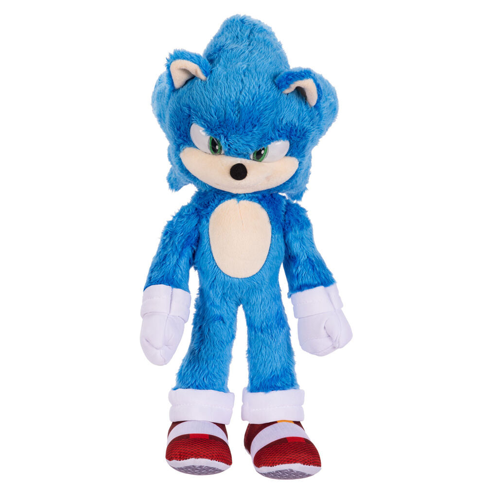 Peluche Deluxe de Sonic 3 azul de 32 cm en su caja - 2