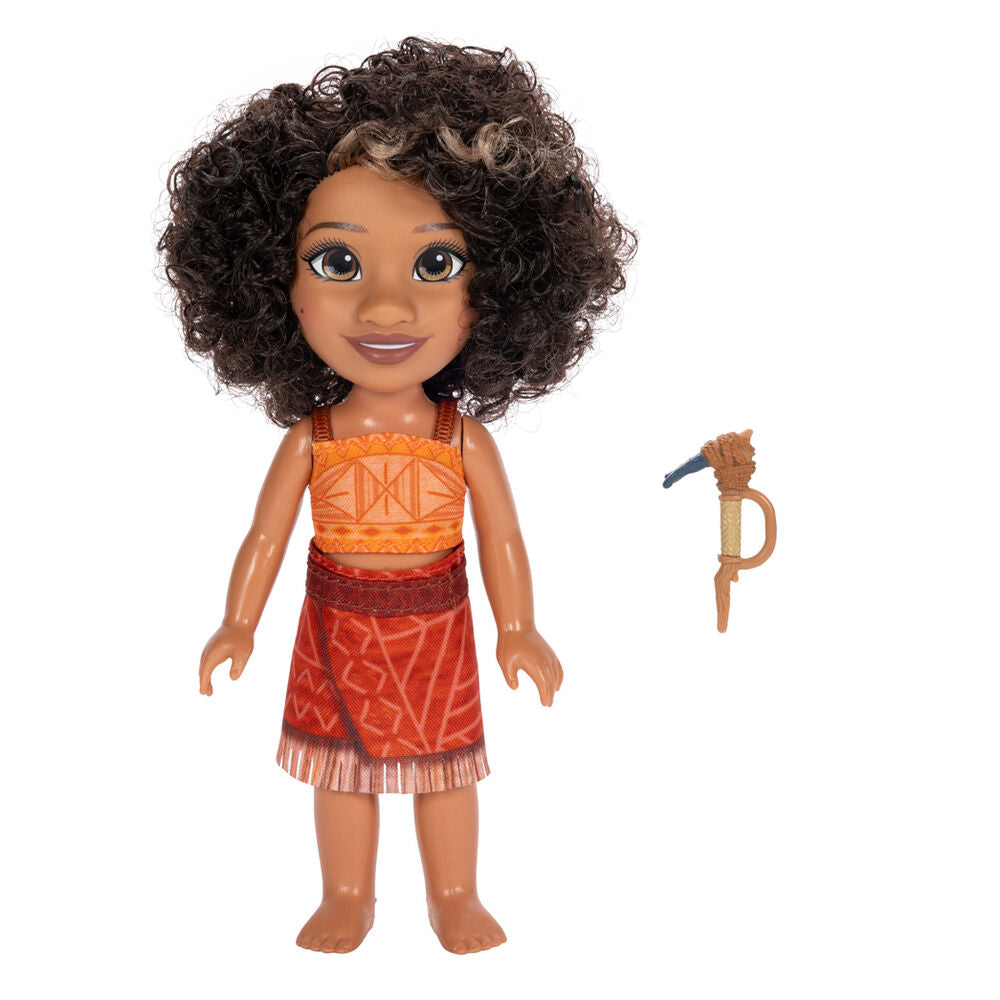 Muñeca Loto de Vaiana Moana 2 con vestido naranja y accesorio - 3