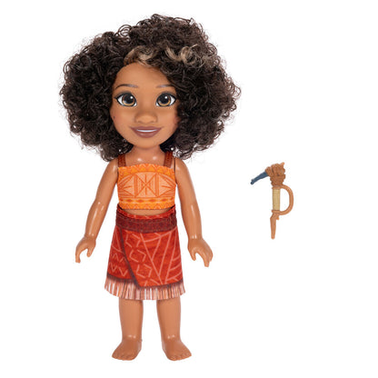 Muñeca Loto de Vaiana Moana 2 con vestido naranja y accesorio - 3
