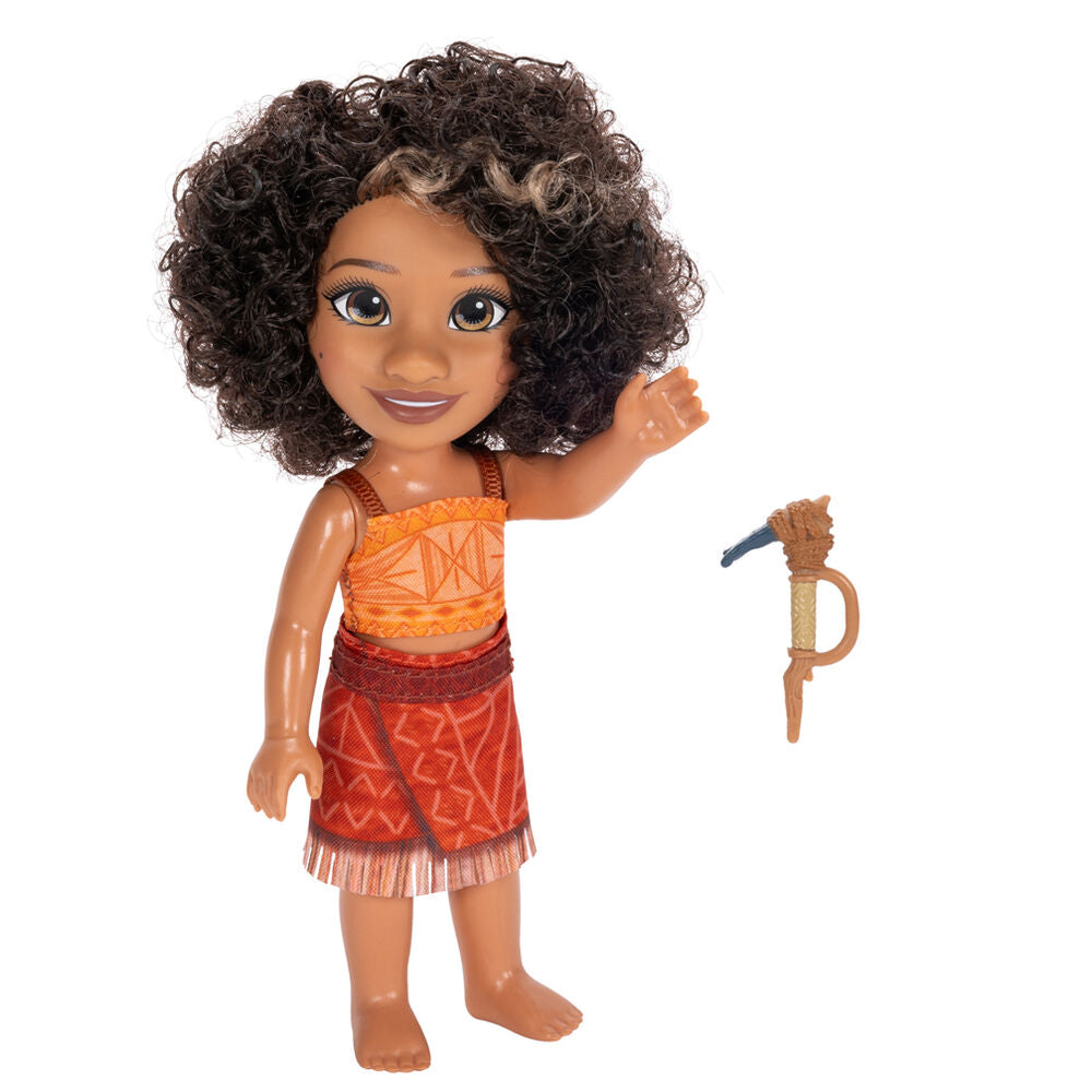 Muñeca Loto de Vaiana Moana 2 con vestido naranja y accesorio - 4