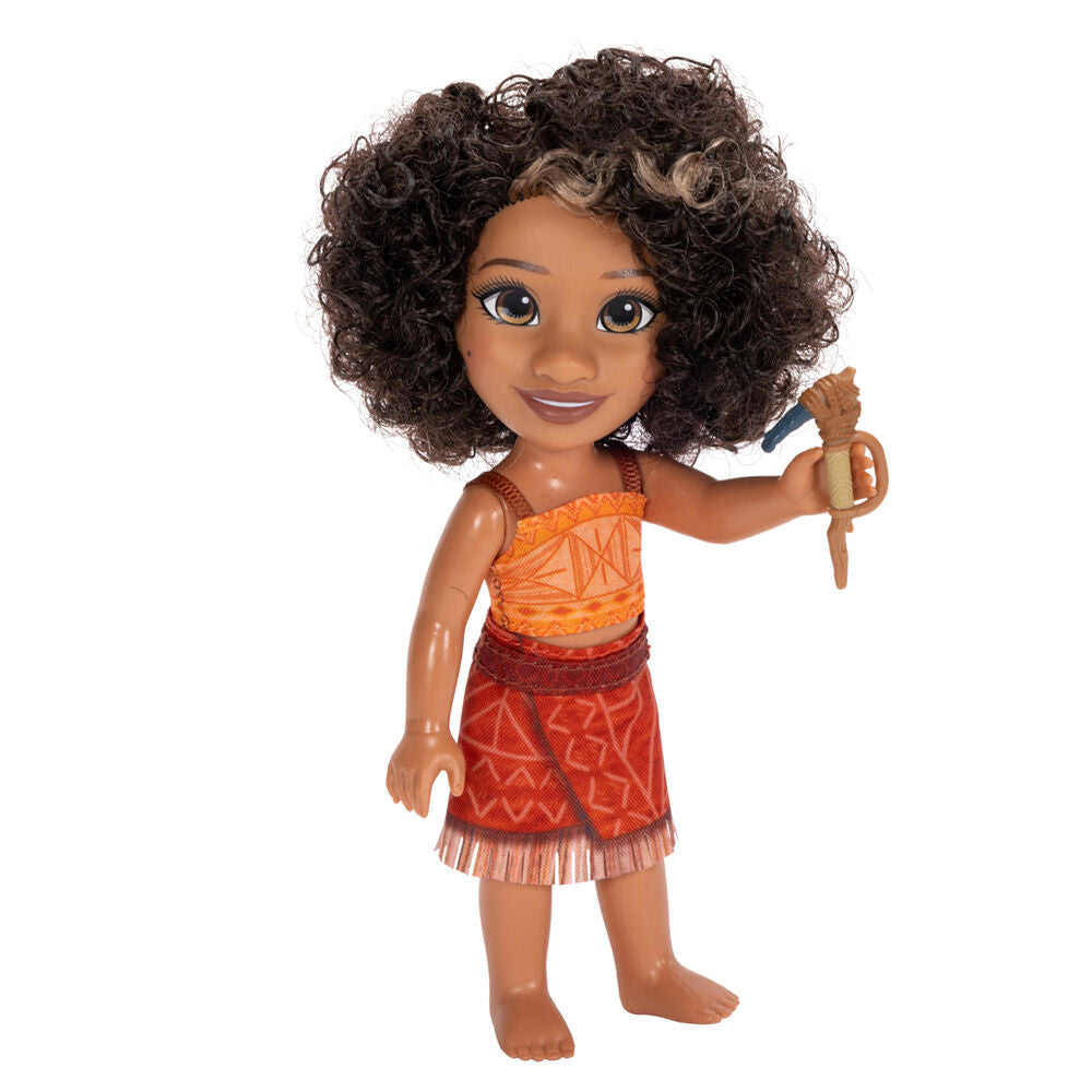Muñeca Loto de Vaiana Moana 2 con vestido naranja y accesorio - 5