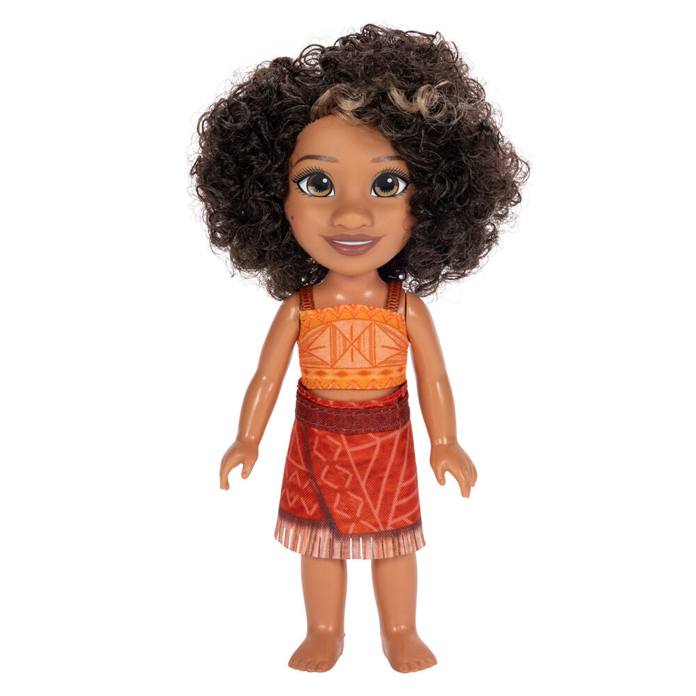 Muñeca Loto de Vaiana Moana 2 con vestido naranja y accesorio - 6