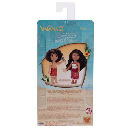 Muñeca Loto de Vaiana Moana 2 con vestido naranja y accesorio - 9