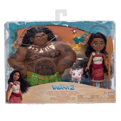 Set de figuras Vaiana, Maui, Heihei y Pua de Disney Vaiana 2