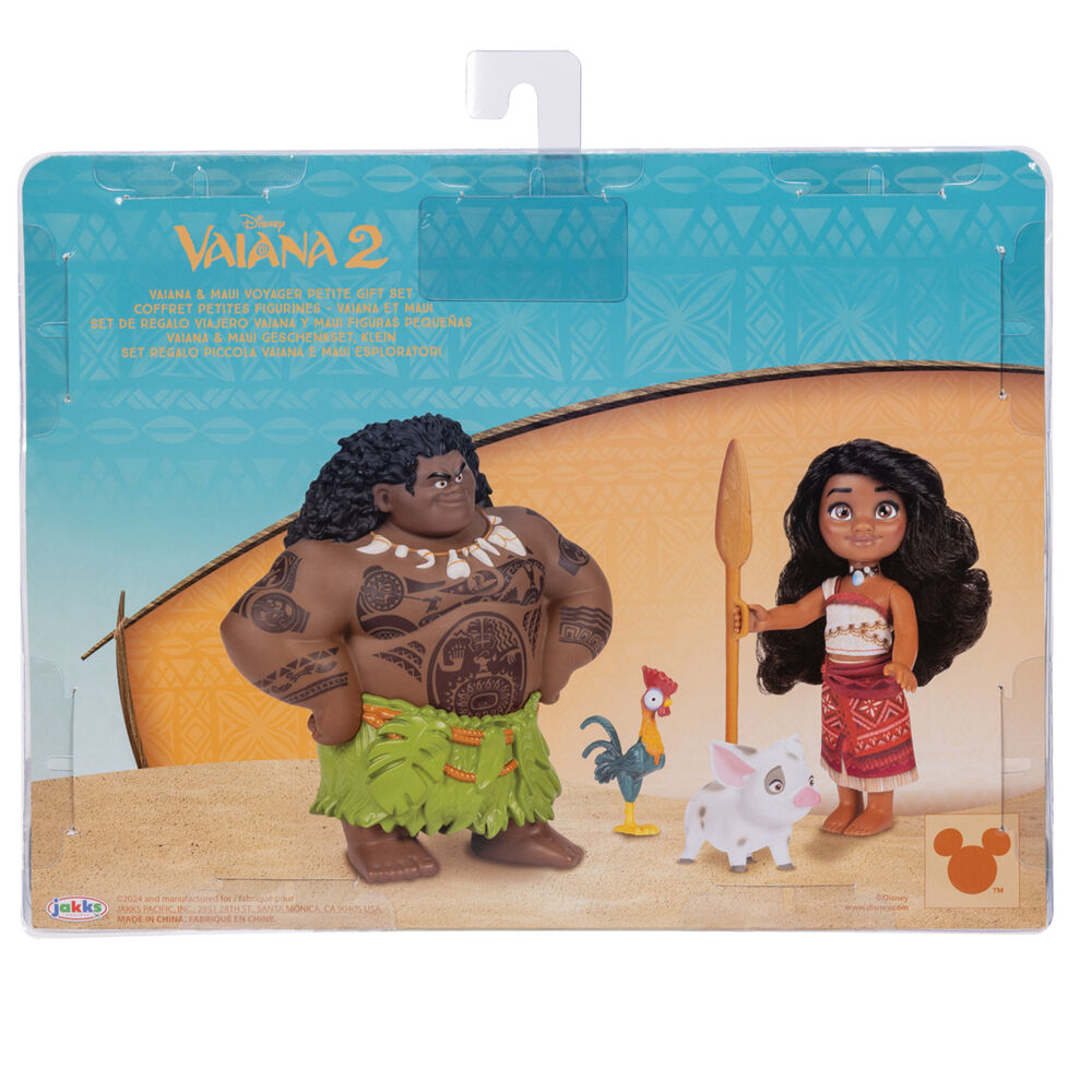 Set de figuras Vaiana, Maui, Heihei y Pua de Disney Vaiana 2 - 4