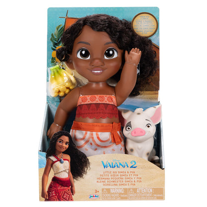 Muñeca Simea de Vaiana 2 con figura de Pua