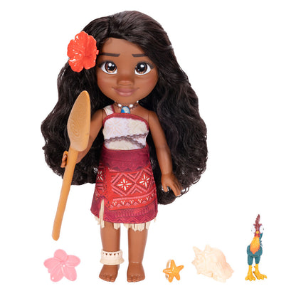 Muñeca Vaiana Moana 2 Disney de 38 cm con figura de Hei Hei y accesorios - 3