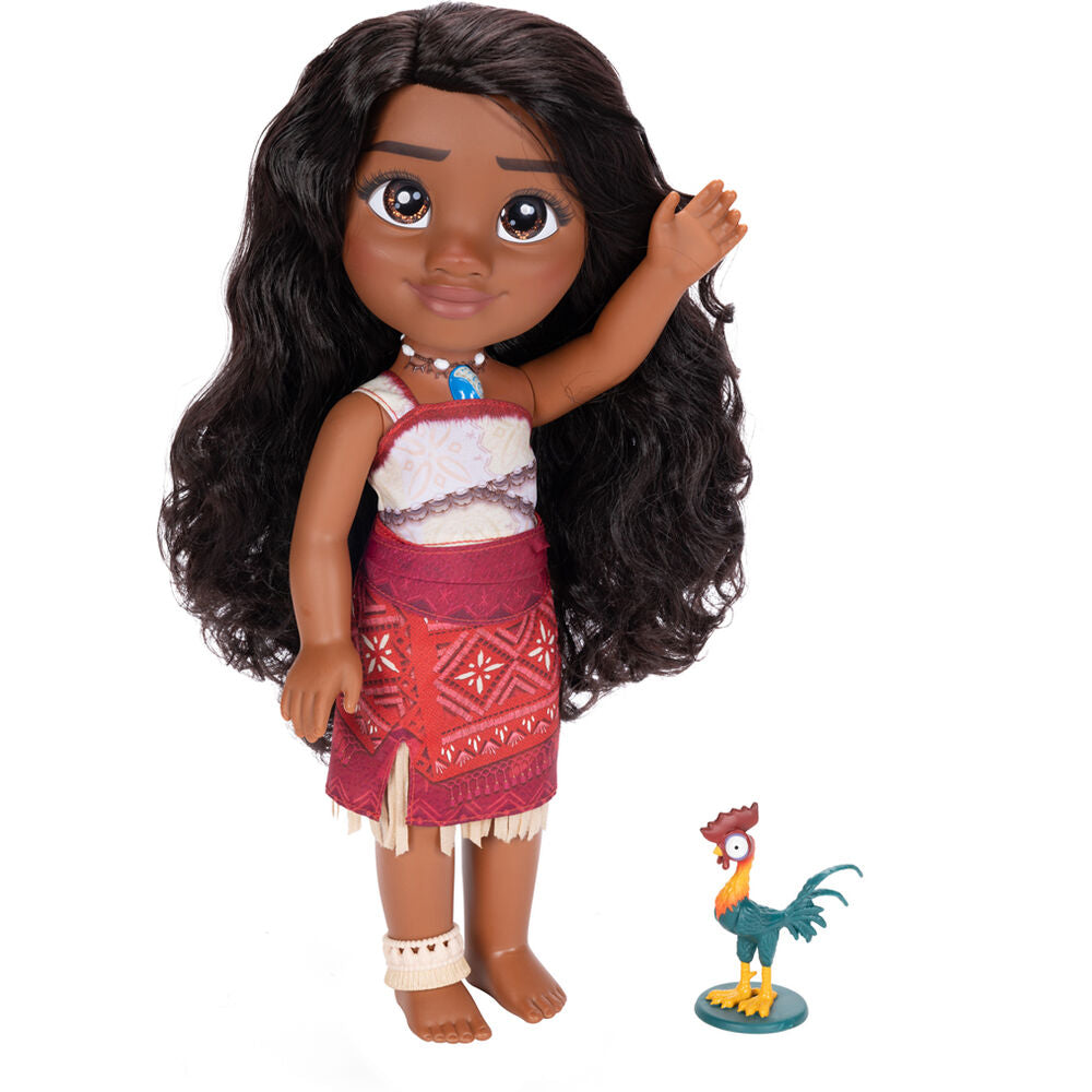 Muñeca Vaiana Moana 2 Disney de 38 cm con figura de Hei Hei y accesorios - 5