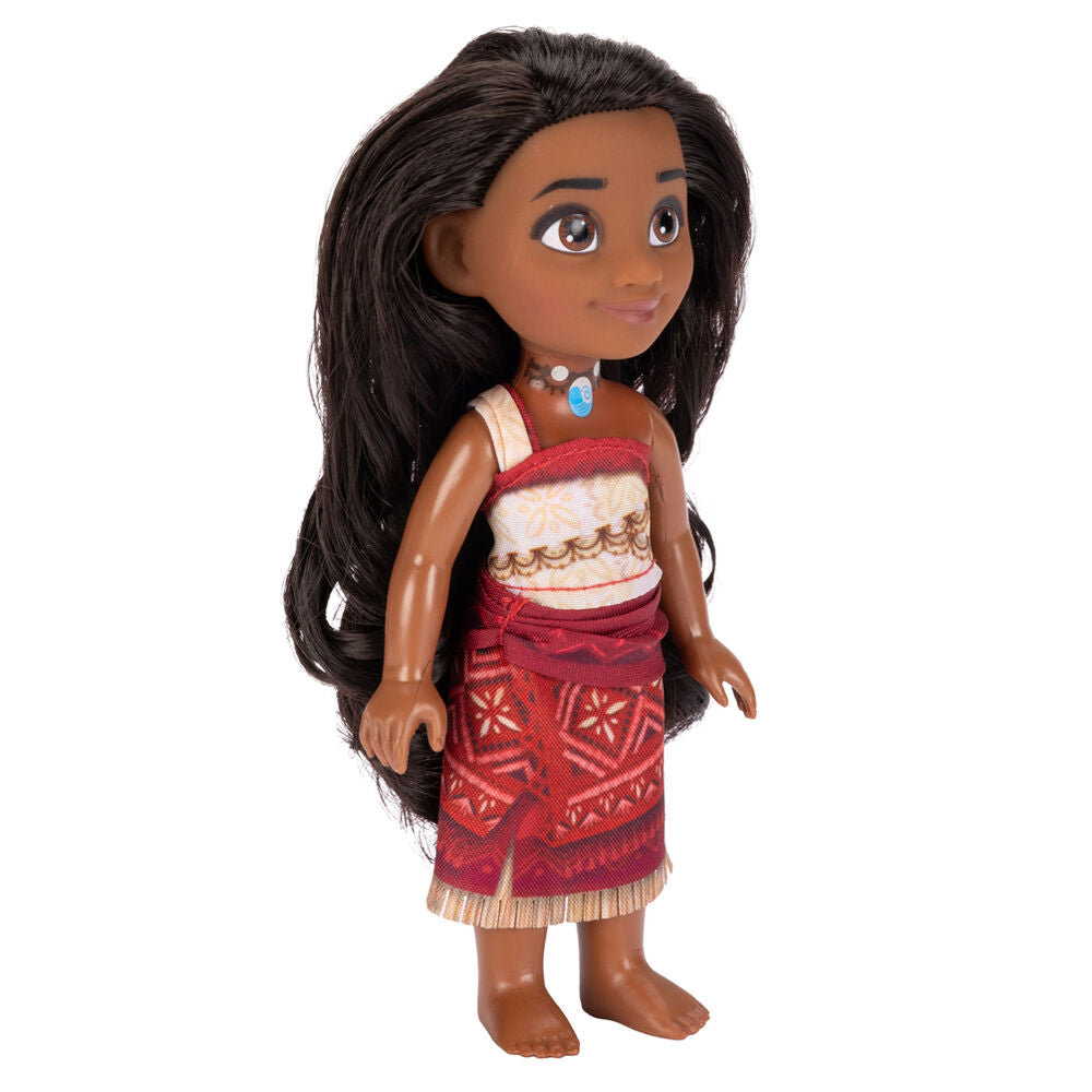 Muñeca Vaiana de Moana 2 Disney con vestido rojo y accesorio - 4