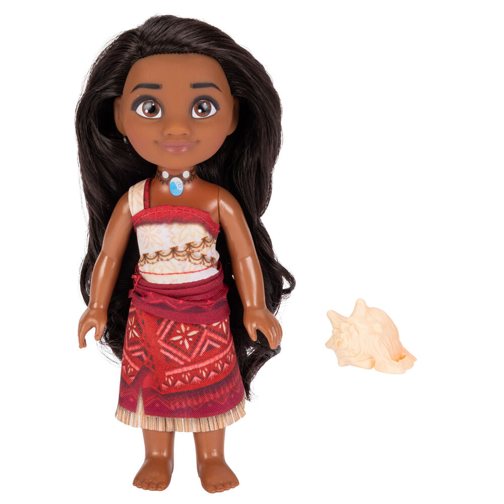 Muñeca Vaiana de Moana 2 Disney con vestido rojo y accesorio - 2