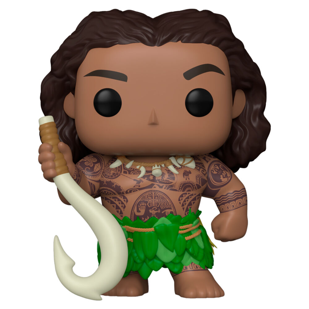 Figura Funko POP! de Maui de Vaiana 2 con su gran anzuelo