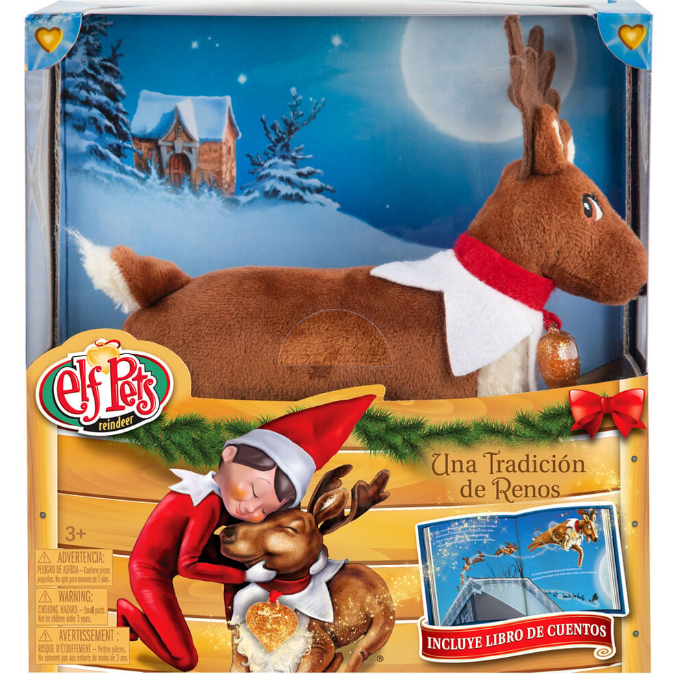 Set Elf Pets con cuento ilustrado y peluche de reno - 2