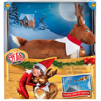 Set Elf Pets con cuento ilustrado y peluche de reno - 2