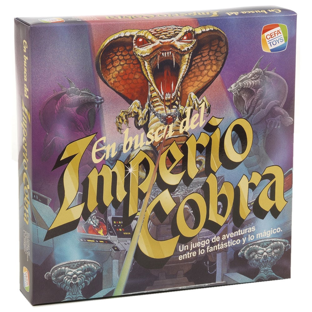 Caja del juego de mesa En Busca del Imperio Cobra de CEFA TOYS